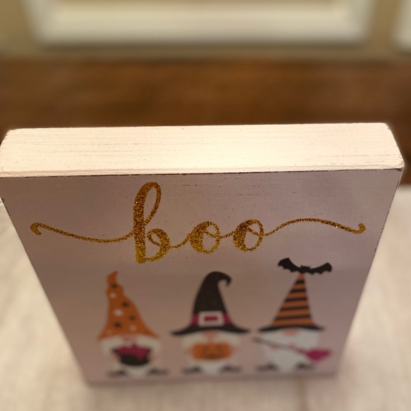 Halloween Gnome Sign, Halloween Witch Gnome Wood Sign, Halloween Gnome Decor - Picture 9 of 16